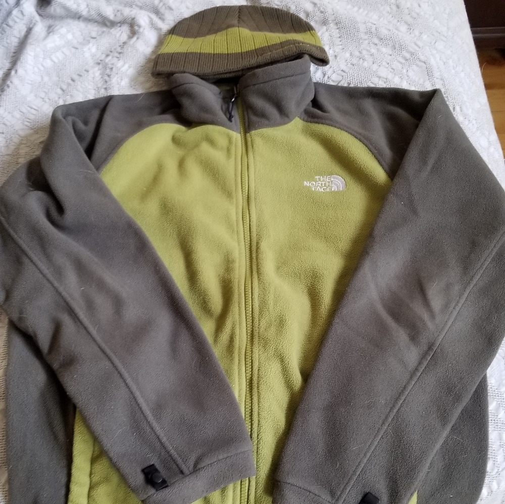 North Face Men's L Full-zip Fleece and Hat